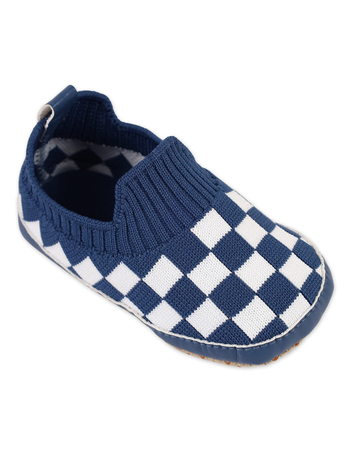 Zubaida's Checkerboard Cutie Knitted Slip-On Shoes - Zubaidas Official™