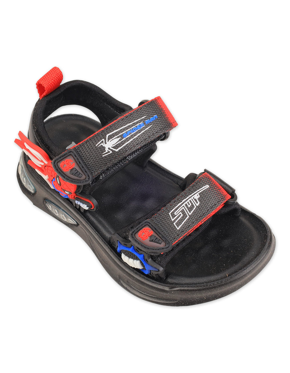 Boys Sports Sandals Spiderman Red and Black at Zubaidas Official Pakistan