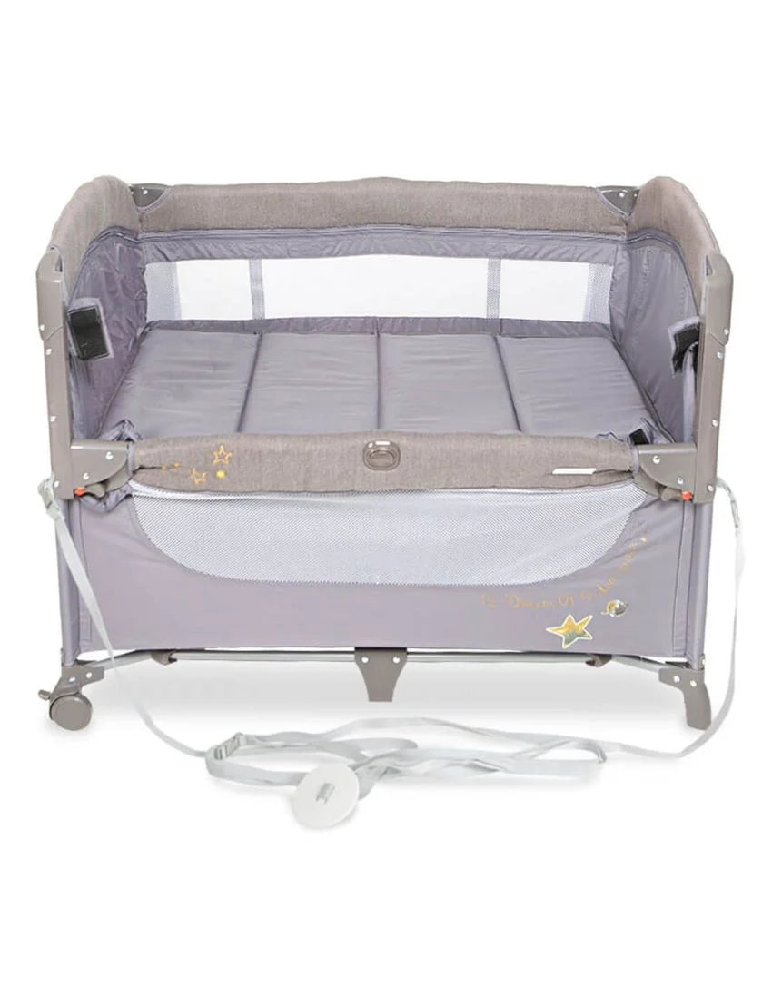 Zubaida's Tinnies Drop Side Play Pen Grey T302-022