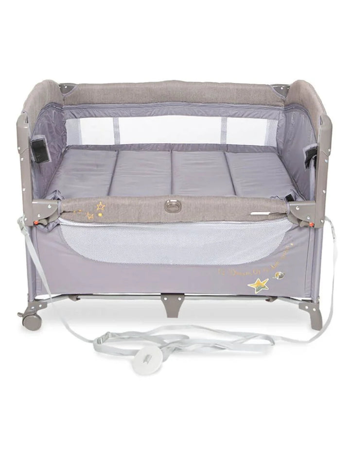 Tinnies Drop Side Play Pen Grey (T302-022)