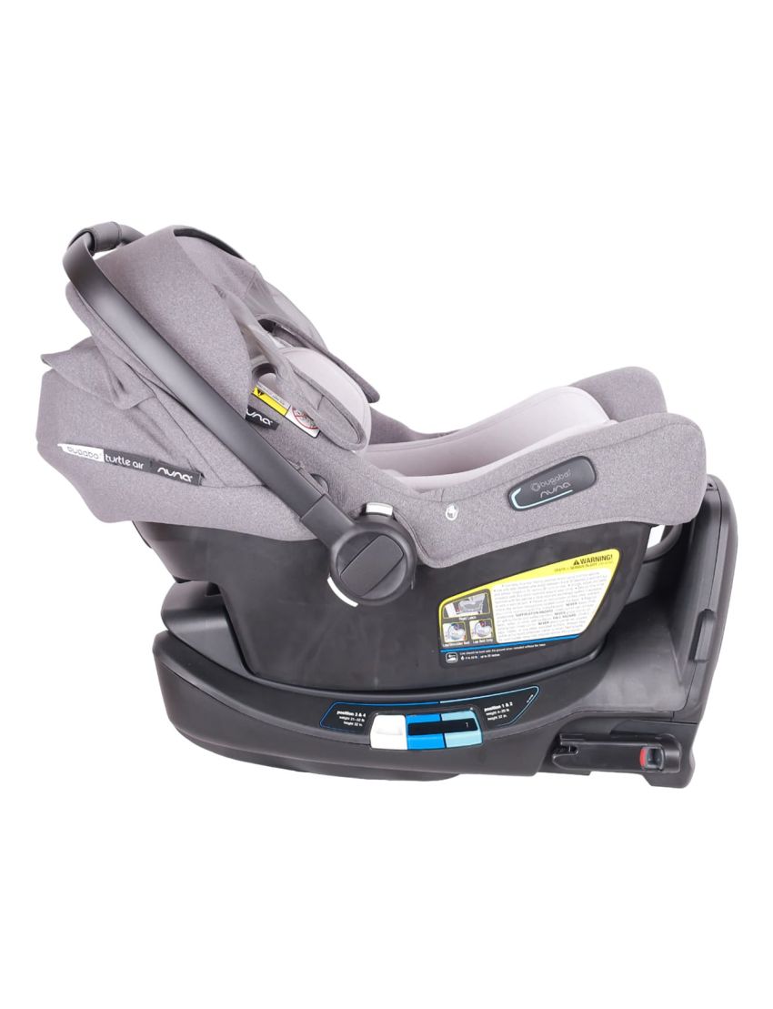 Zubaida's Nuna Bugaboo Turtle One By Nuna Infant Car Seat With Base Grey (N-CF10208605GRMBGB)