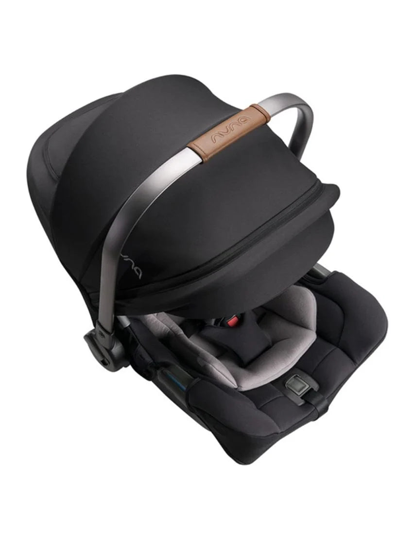 Zubaida's Nuna Pipa Rx Infant Car Seat + Pipa Relx Base In Caviar (N-CF12508600CVR)