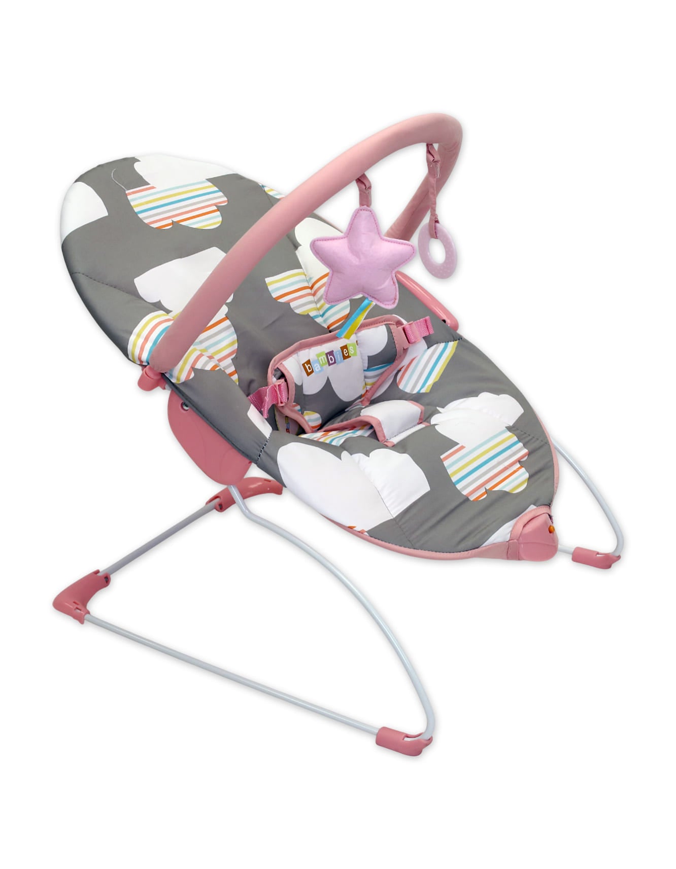 Bambies Baby Bouncer with Vibrations at Zubaidas Official™