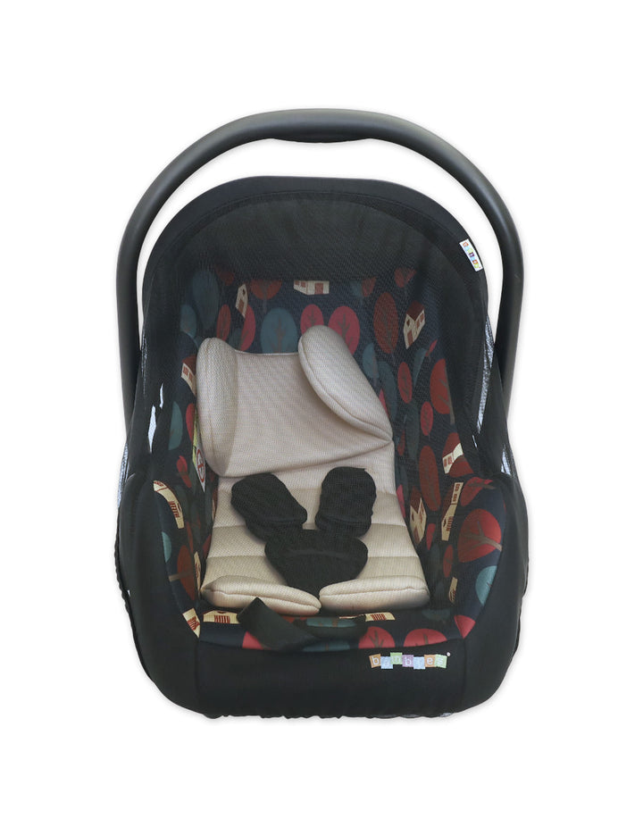 Zubaida's Bambies Premium Infant Car Seat & Carry Cot with Canopy & Mesh Cover