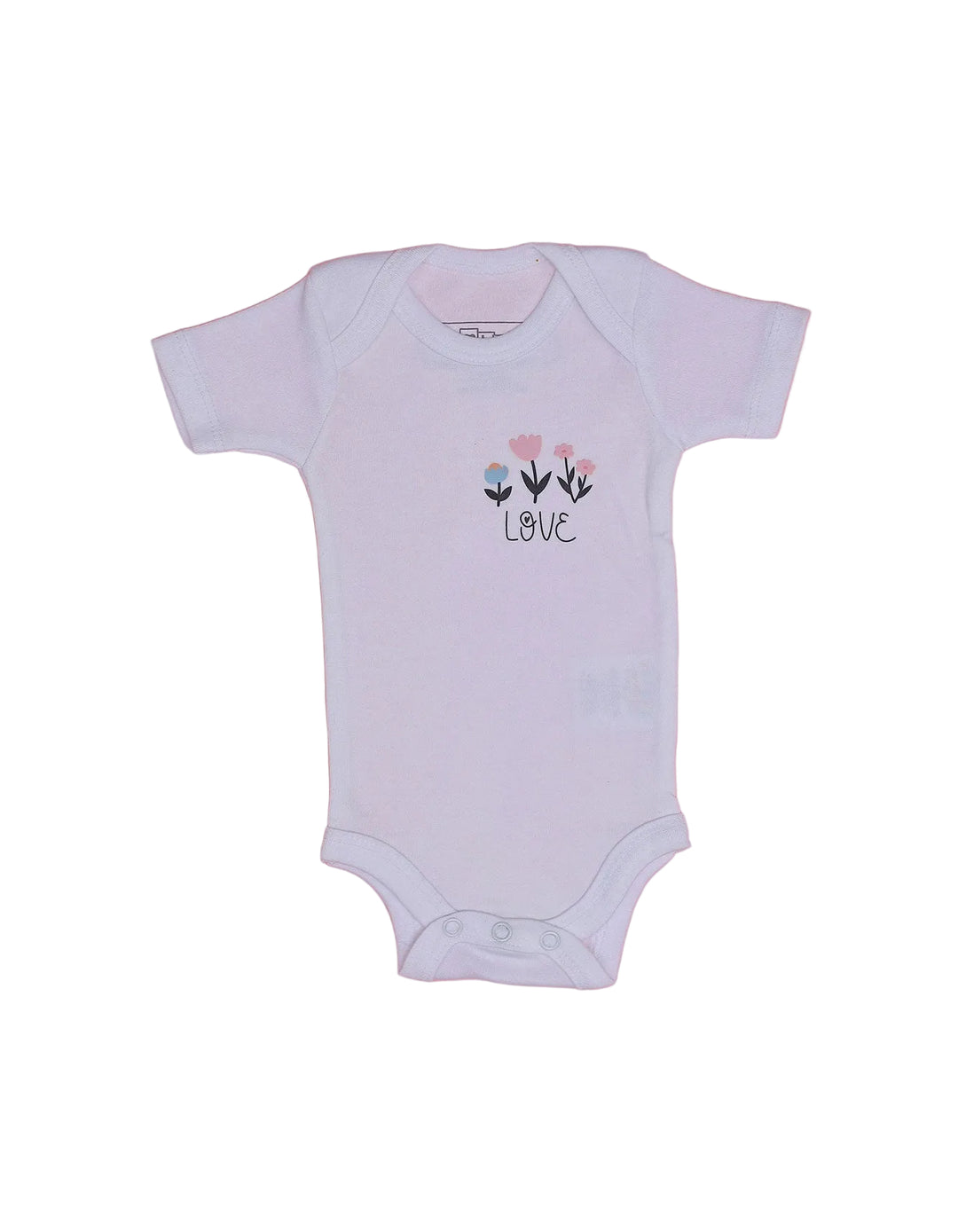 Newborn Baby Girls Body Suit White - Pack of 3