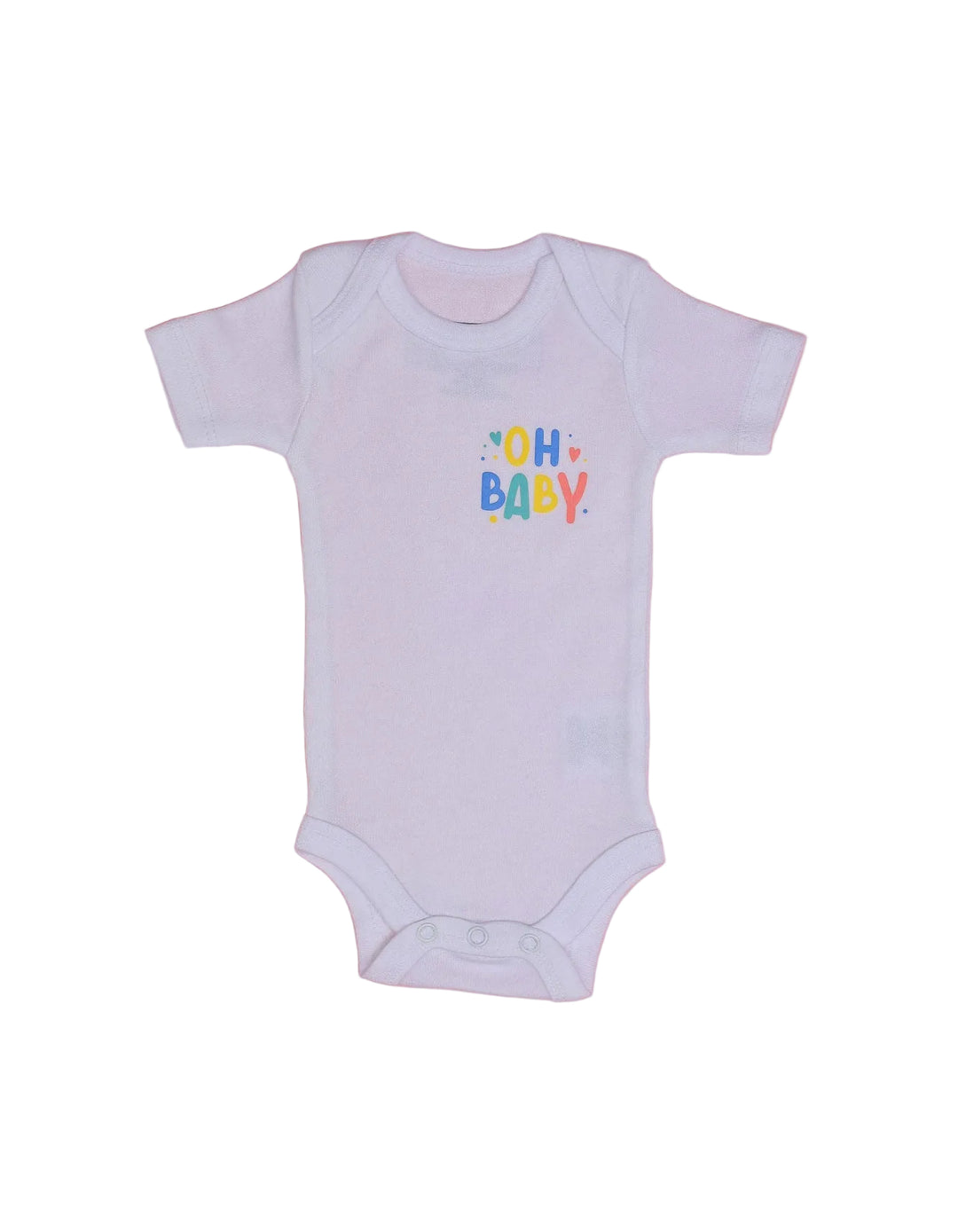 Newborn Baby Body Suits White Bambies Pack of 3 at Zubaidas
