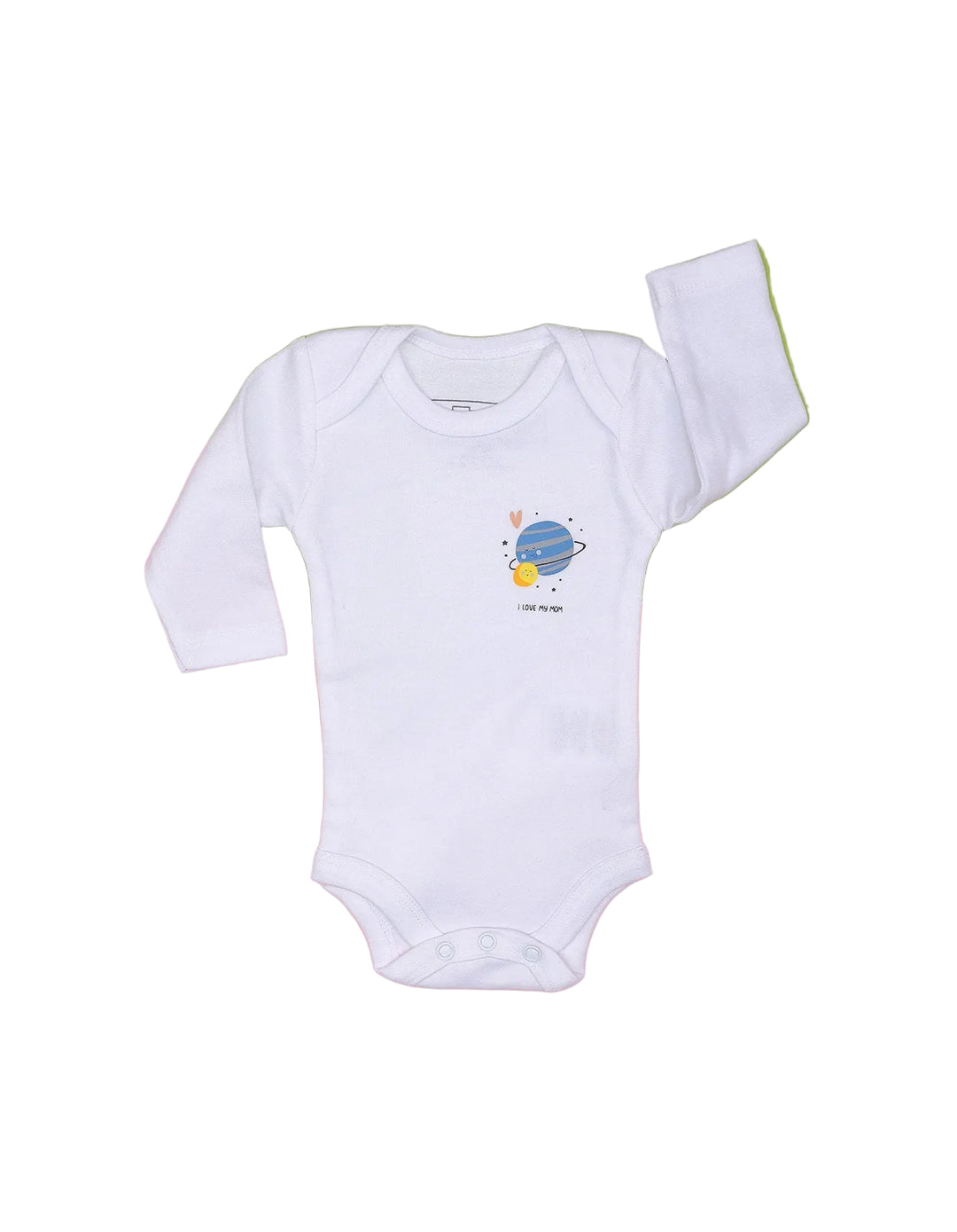 Newborn Baby Body Suits White Bambies Pack of 3 at Zubaidas