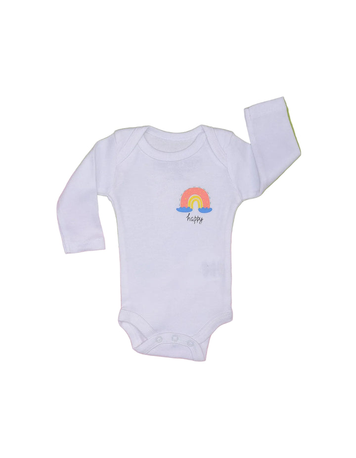 Baby Body Suit White Bambies Pack of 3 at Zubaidas