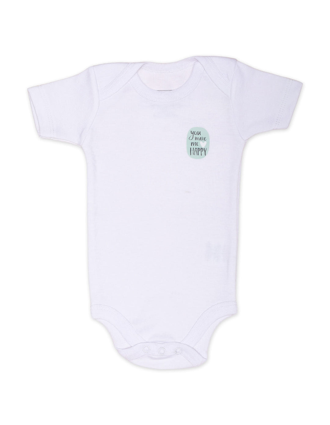 Baby Girls Body Suit White Bambies Pack of 3 at Zubaidas