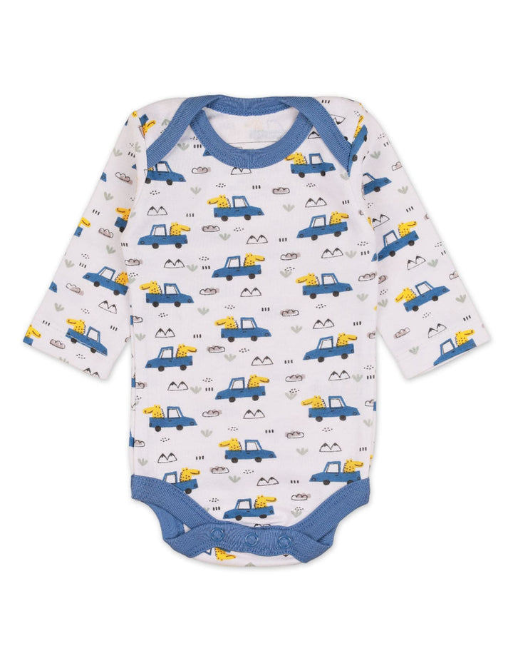 Body Suit Set with Dino Theme for Boys - Pack of 3