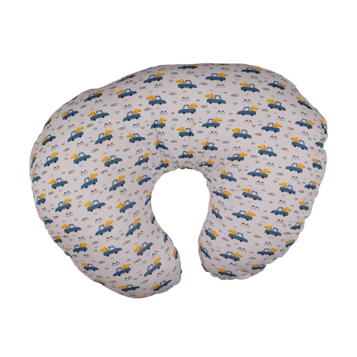 Zubaida's Nursing Pillow Blue Dino