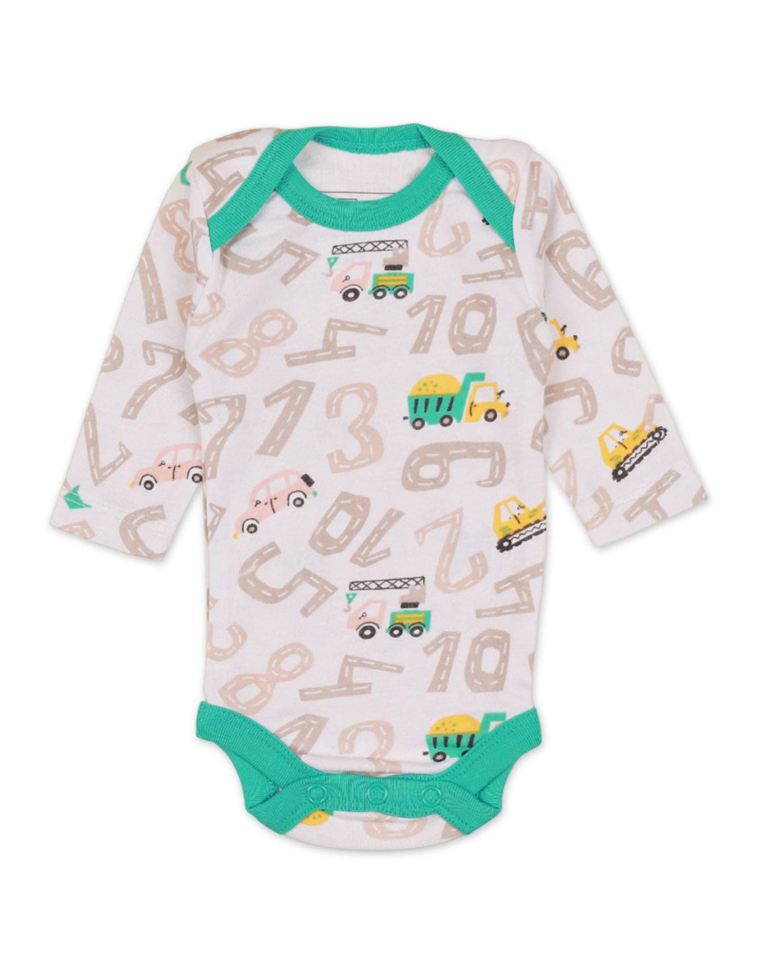 Zubaida's Body Suit Set Numbers Theme Boys - Pack of 3