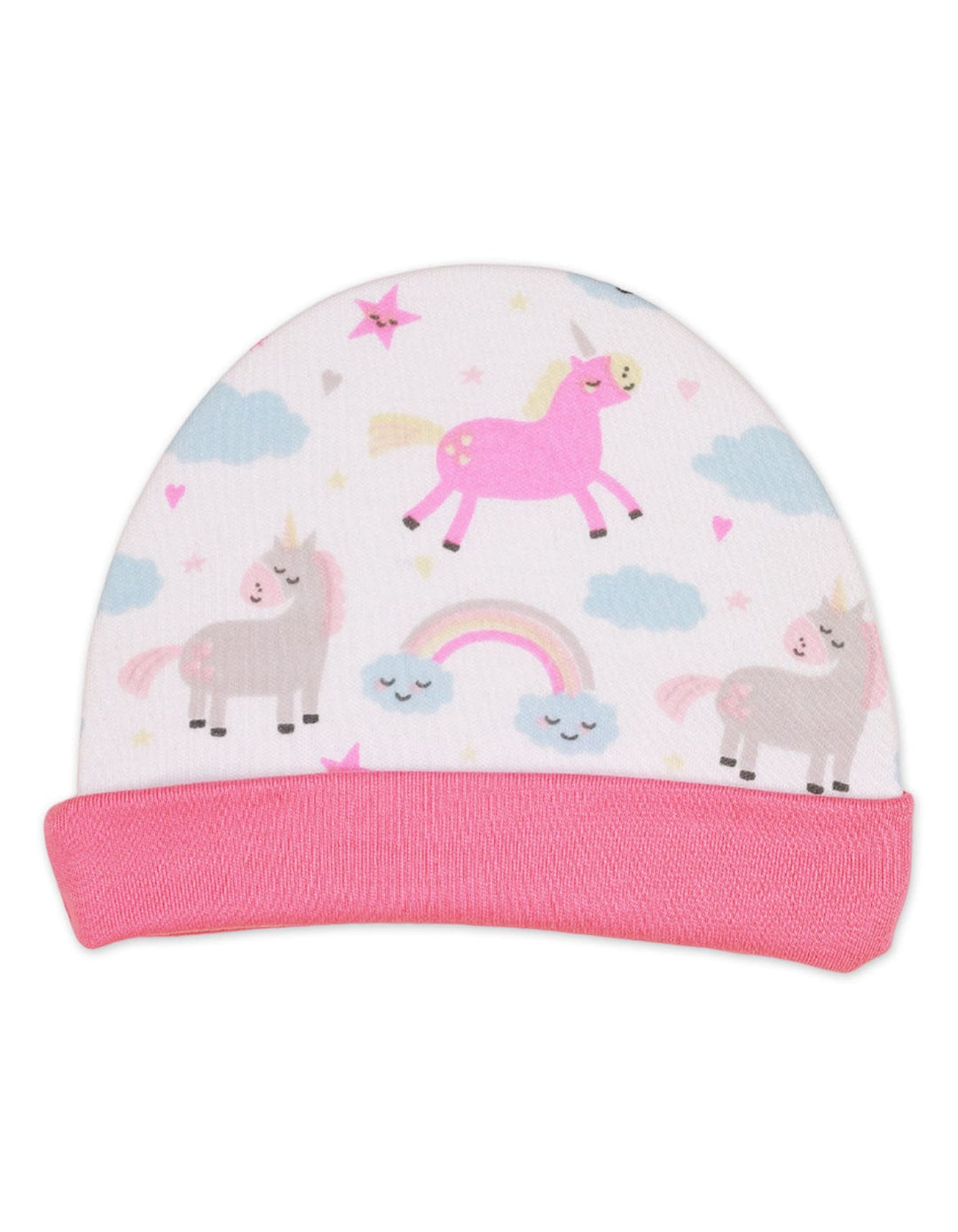 Baby Caps Unicorn Theme for Girls - Pack of 3