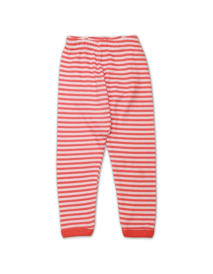 Night Suit with Orange Stripes- Teddy Theme