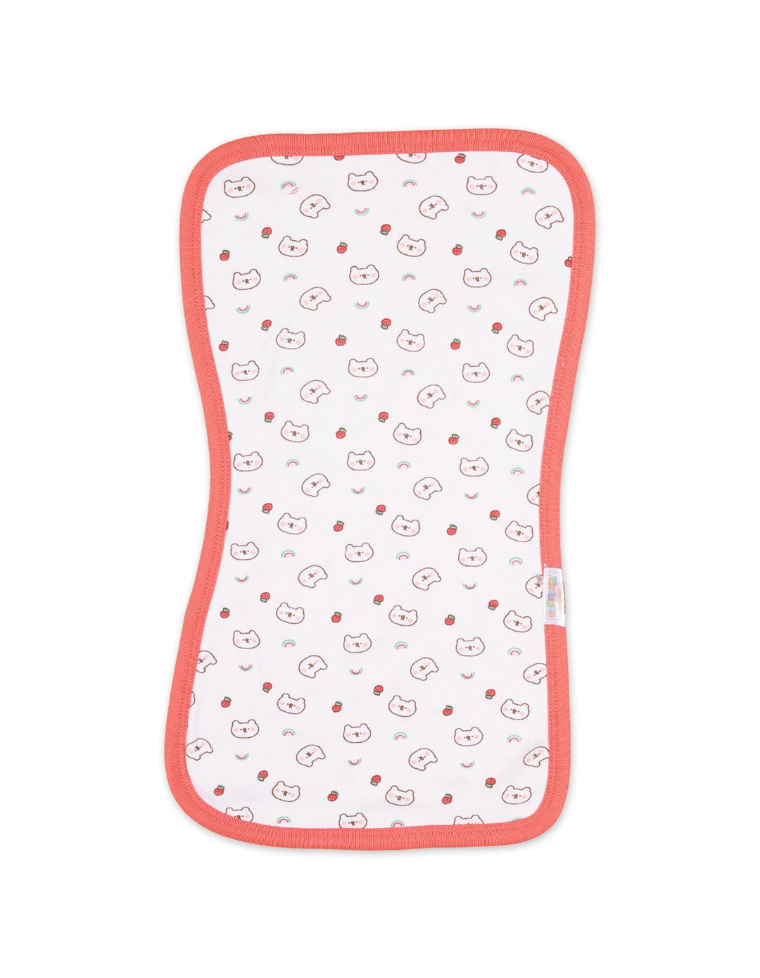 Zubaida's Burp Cloths Orange Teddy Theme for Unixes - Pack of 2 - Zubaidas Official™