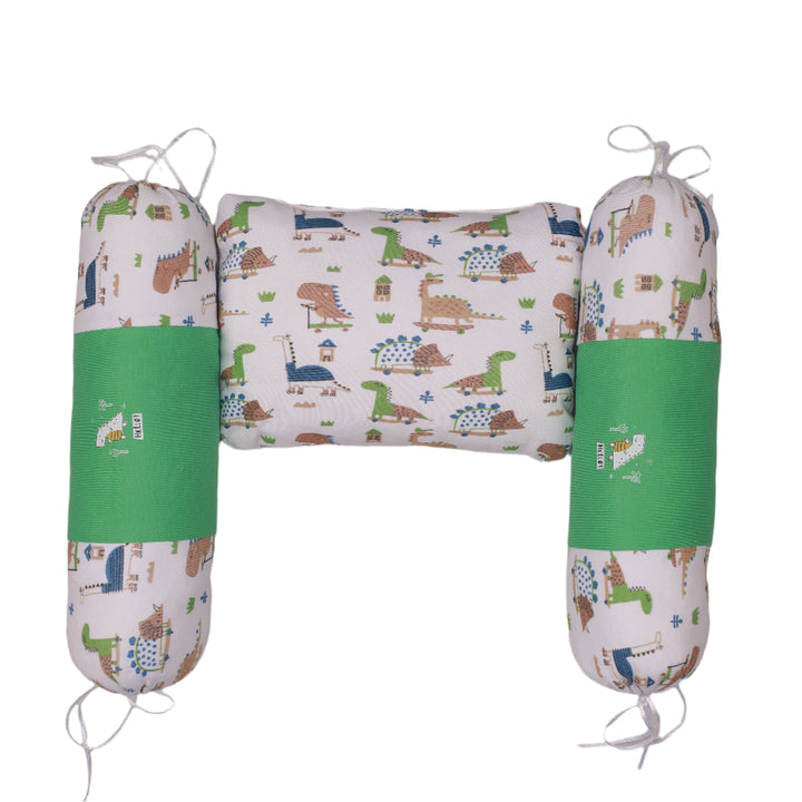 Pillow set Green Dinos Theme for Boys