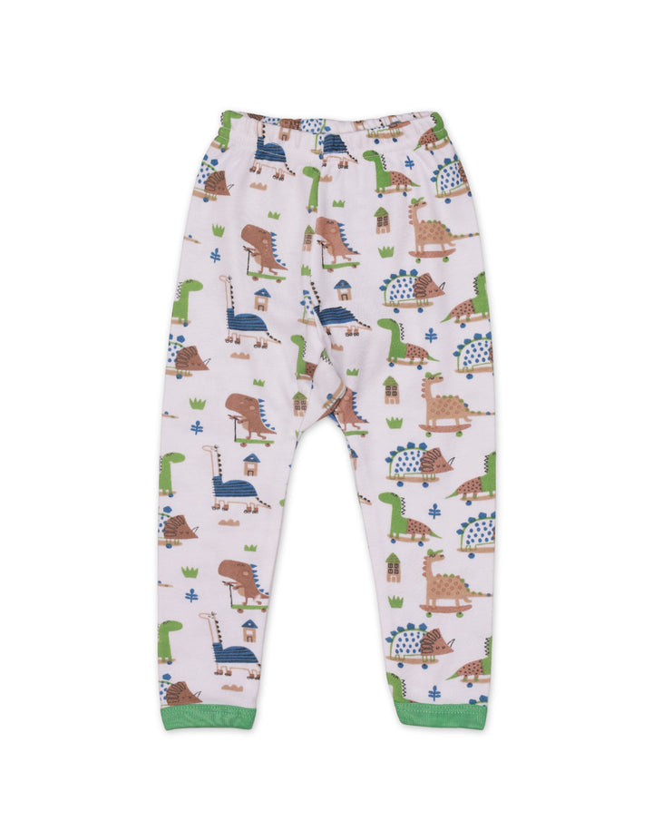 Night Suit Green Dinos Theme for Boys