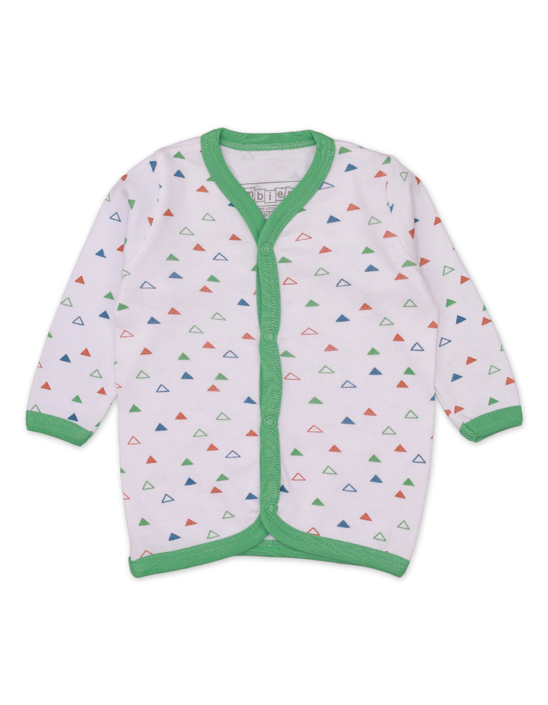 Zubaida's Night Suit Triangles Green Dinos Theme for Boys