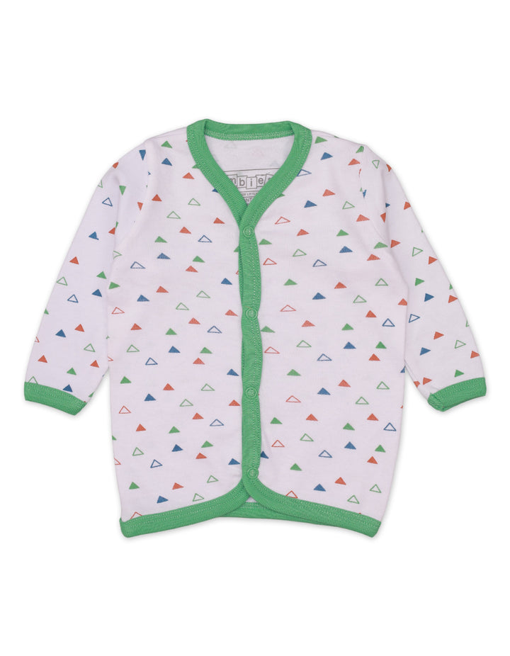 Night Suit Triangles Green Dinos Theme for Boys