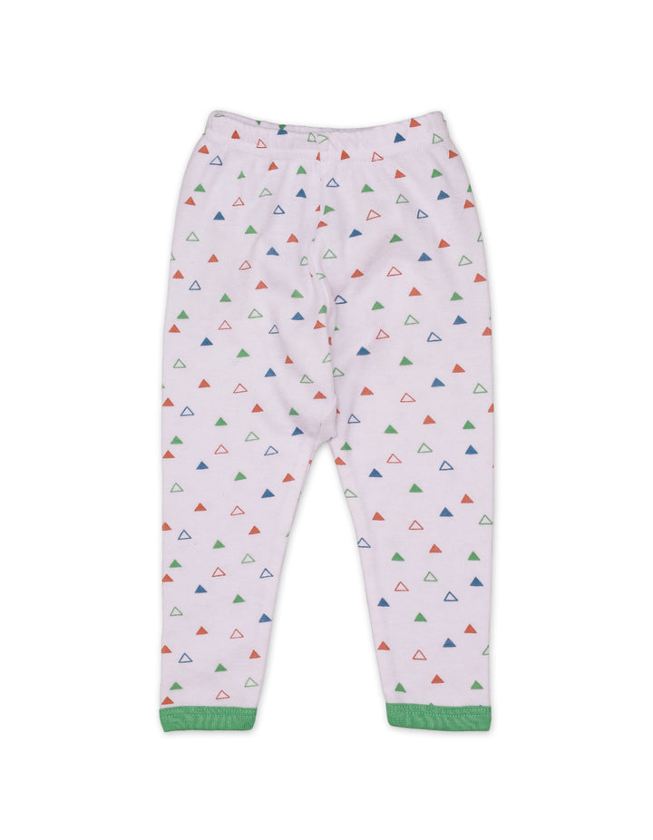 Night Suit Triangles Green Dinos Theme for Boys