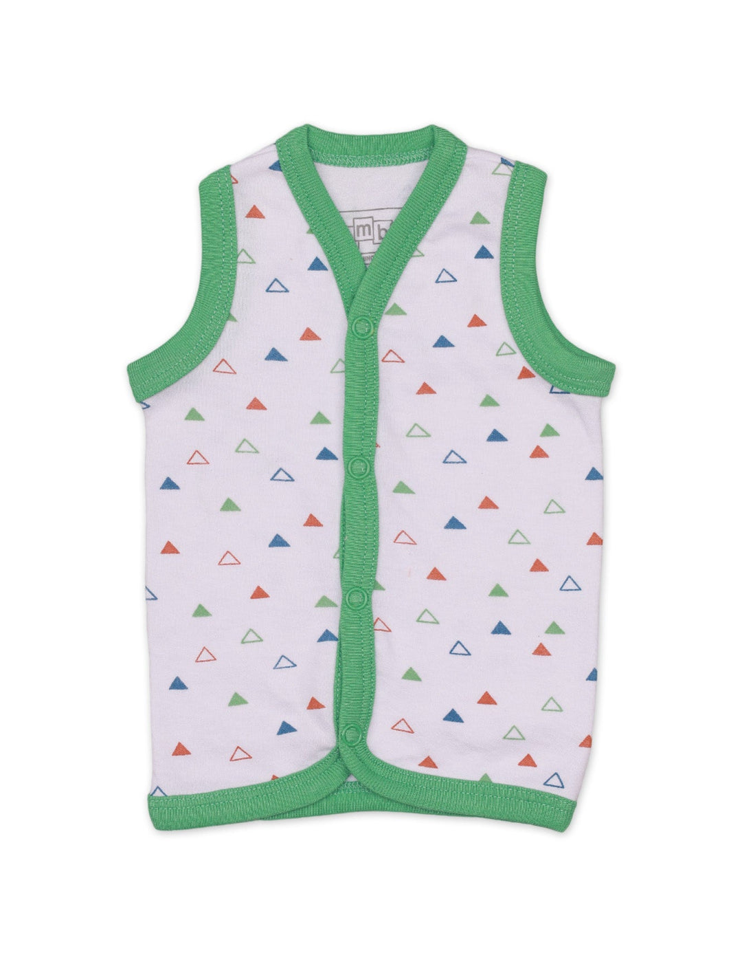 Zubaida's Vests with Green Dinos Theme for Boys- Pack of 3