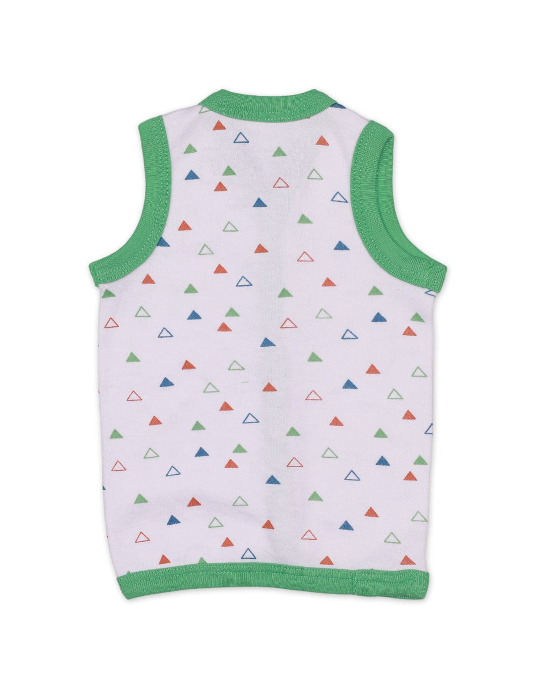 Zubaida's Vests with Green Dinos Theme for Boys- Pack of 3