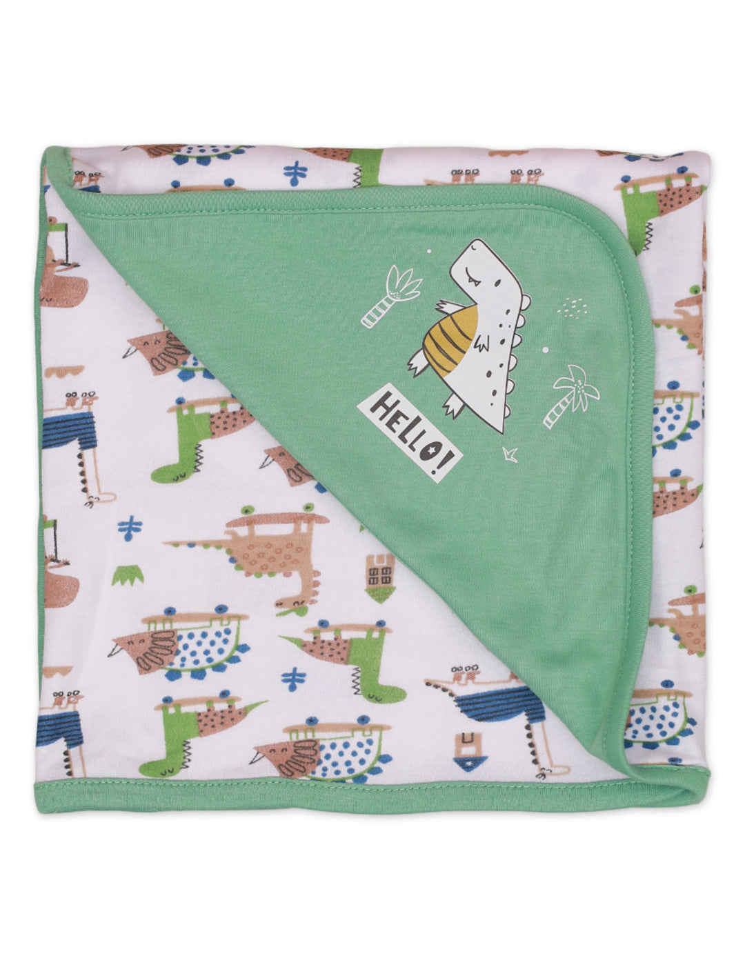 Wrapping Sheet Green Dinos Theme for Boys