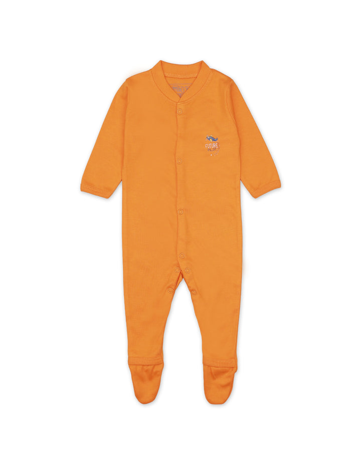 Zubaida's Sleep Suit Set with Pilot Theme for Boys - Pack of 3