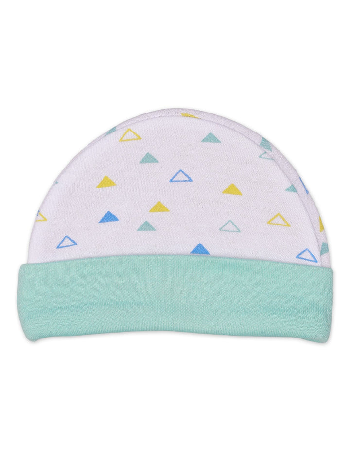 Baby Cap Mustard Triangle Pilot Theme for Boys - Medium