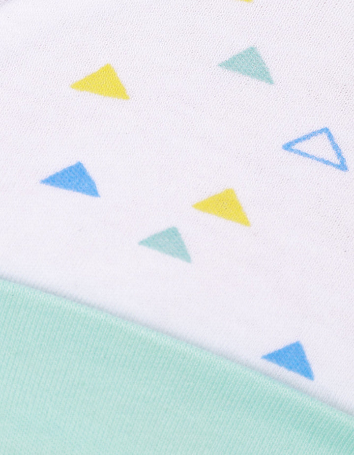 Baby Cap Mustard Triangle Pilot Theme for Boys - Medium