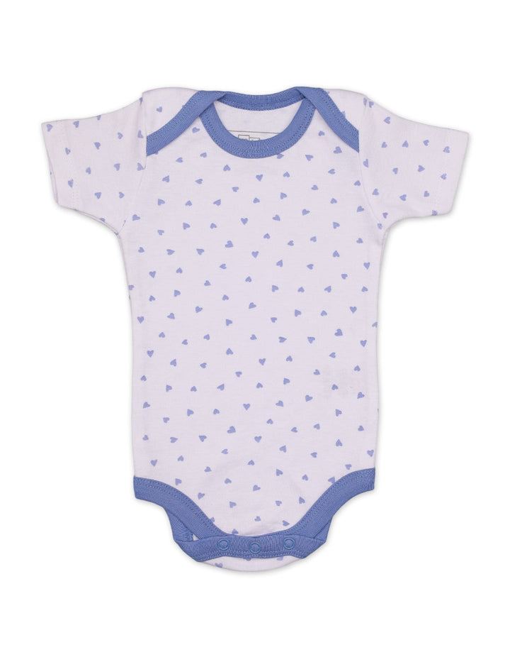 Body Suit Set with Flower Lilac Theme for Girls- Pack of 3