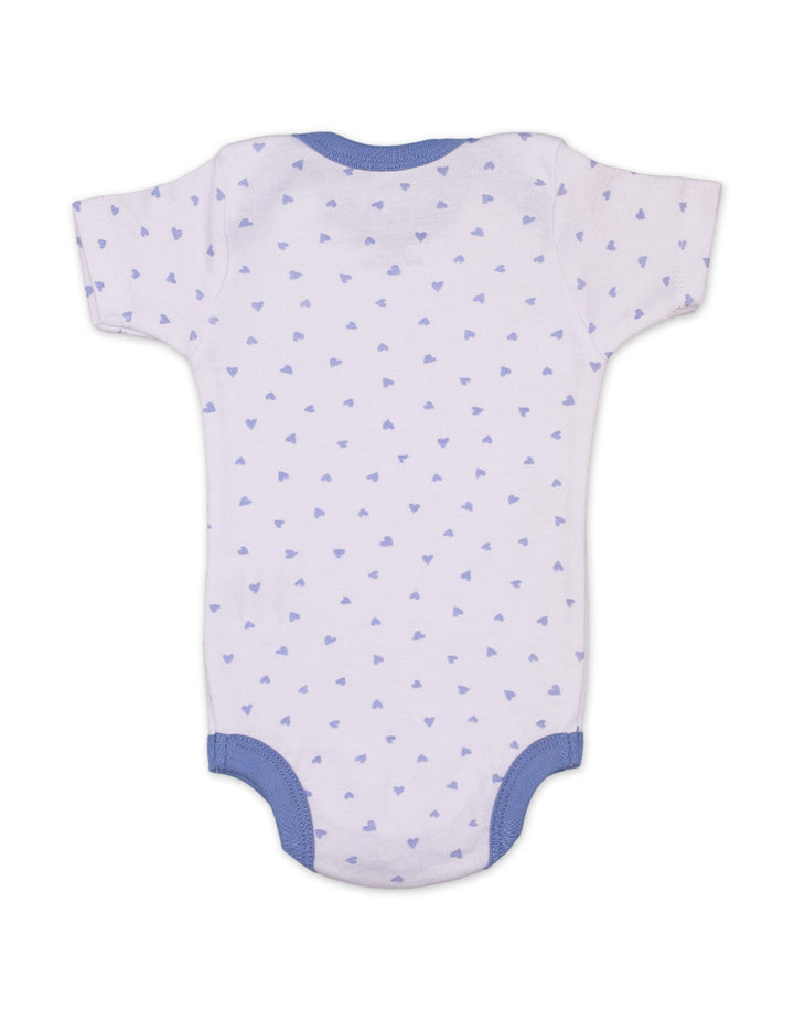 Body Suit Set with Flower Lilac Theme for Girls- Pack of 3