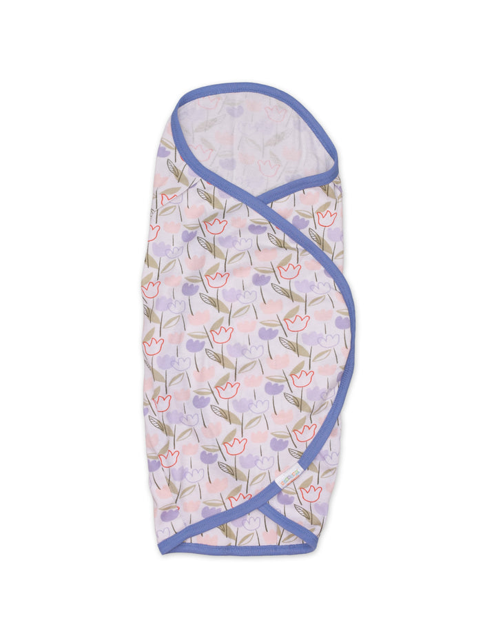 Swaddle Sheet Flower Lilac Theme For Girls