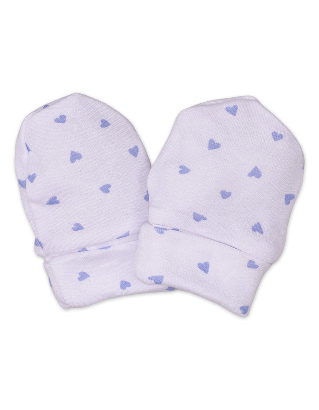 Cap, Mitten & Booties Set Heart Flower Lilac Theme for Girls