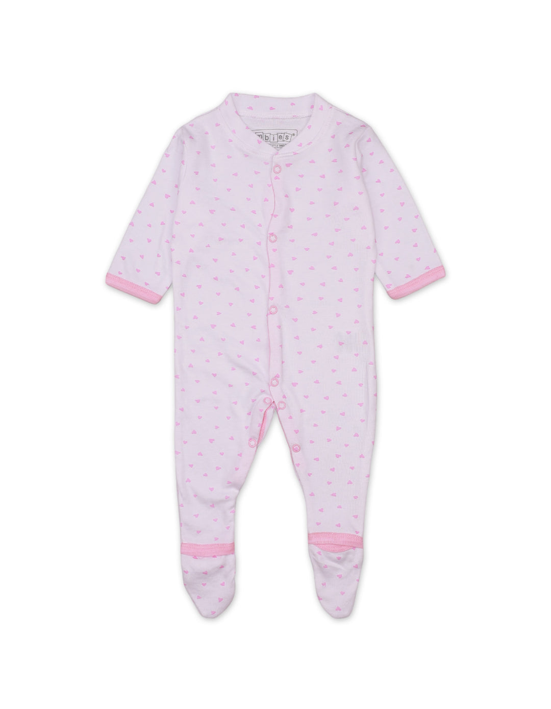 Sleep Suit Set with Floral Theme for Girls- Pack of 3