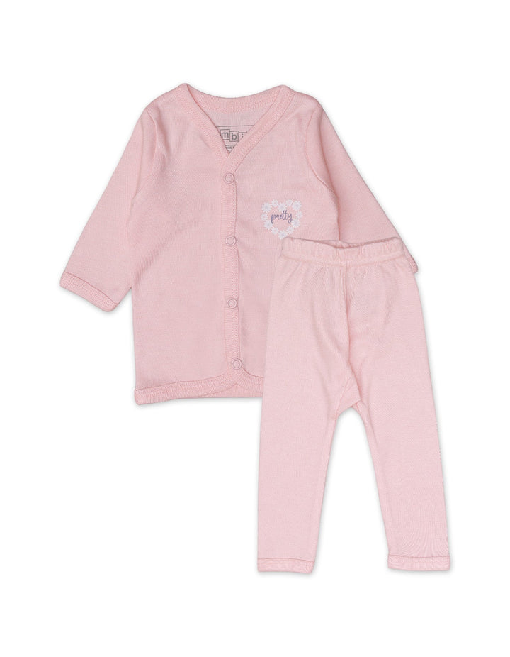 Night Suit Pretty Heart Blossom Theme for Girls