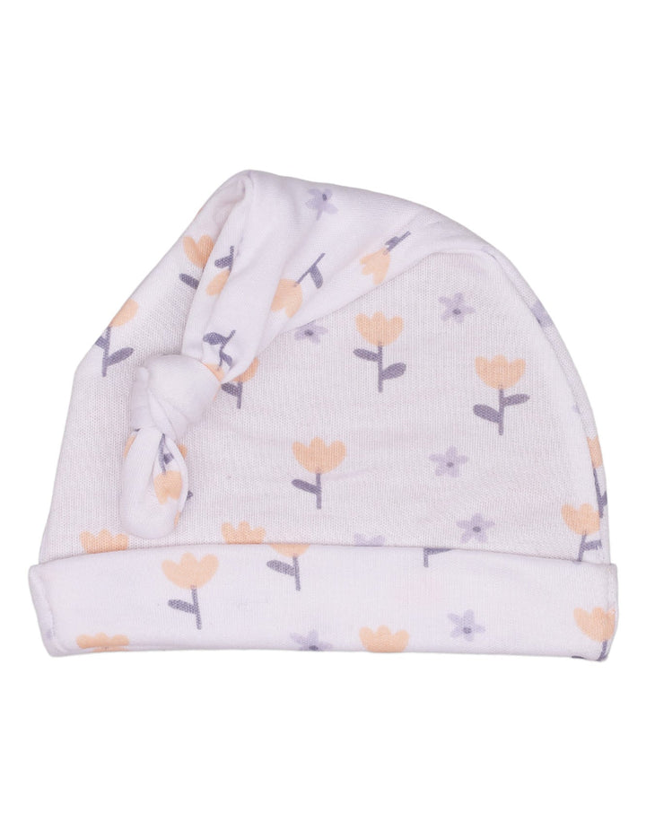 Knotted Cap Tulip Blossom Theme for Girls