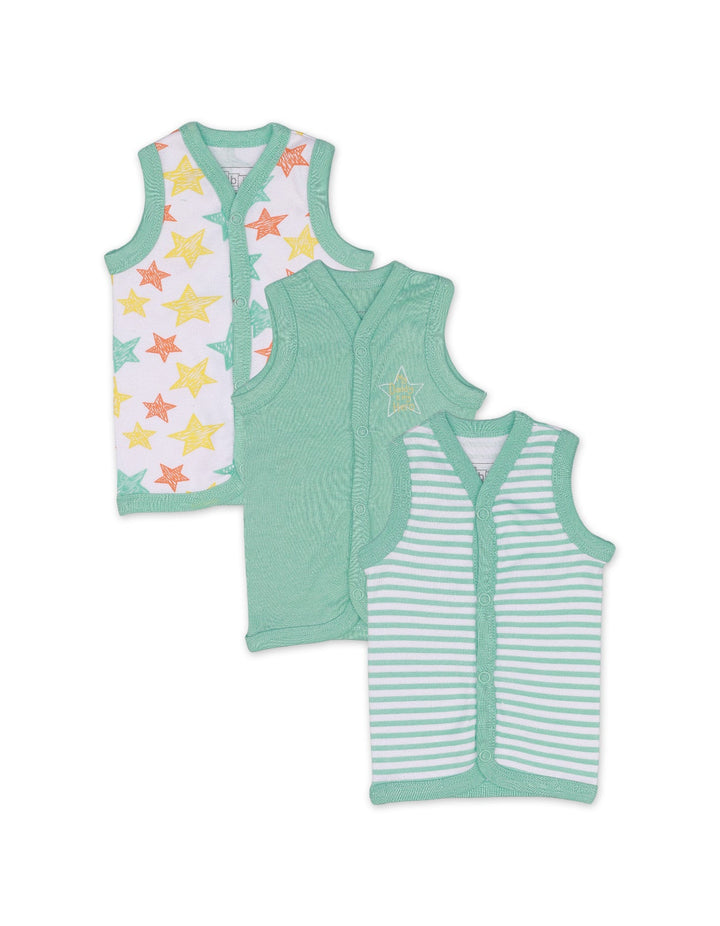 Vests Night Stars Theme Unisex - Pack of 3