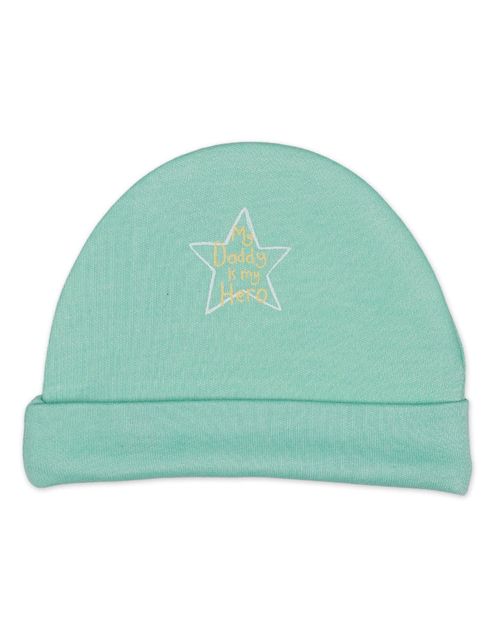 Baby Caps Night Stars Theme Unisex- Pack of 3 - Medium