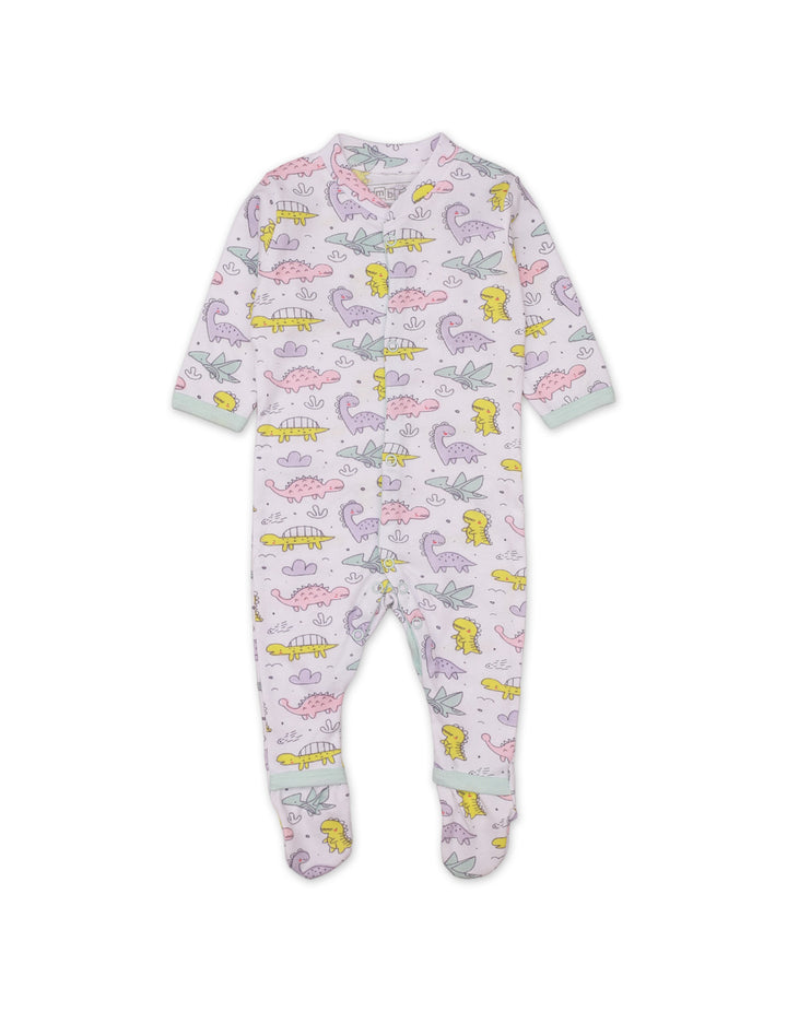 Sleep Suit Set with Dino World Theme Unisex- Pack of 3