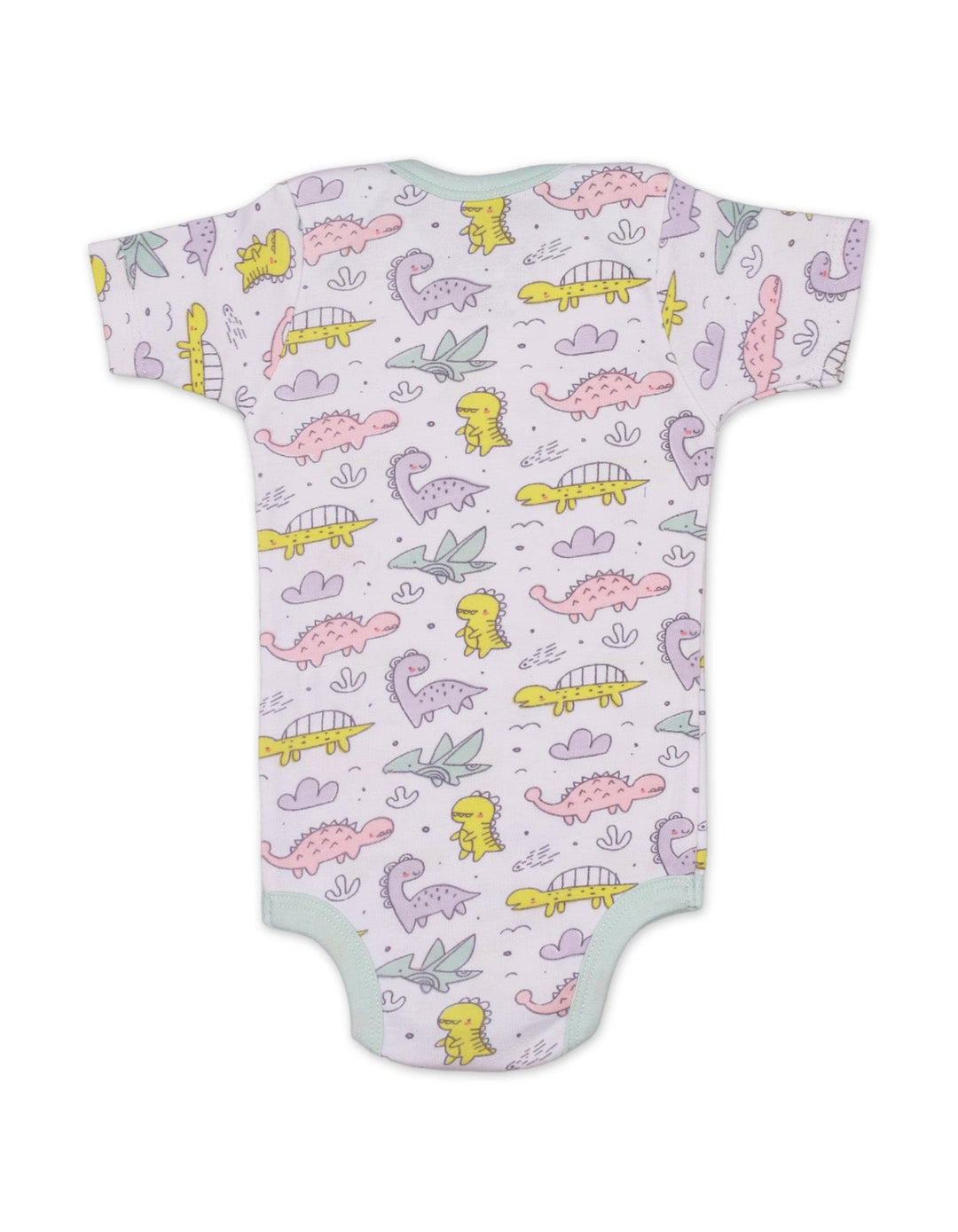 Zubaida's Body Suit Set with Dino World Theme for Unisex- Pack of 3