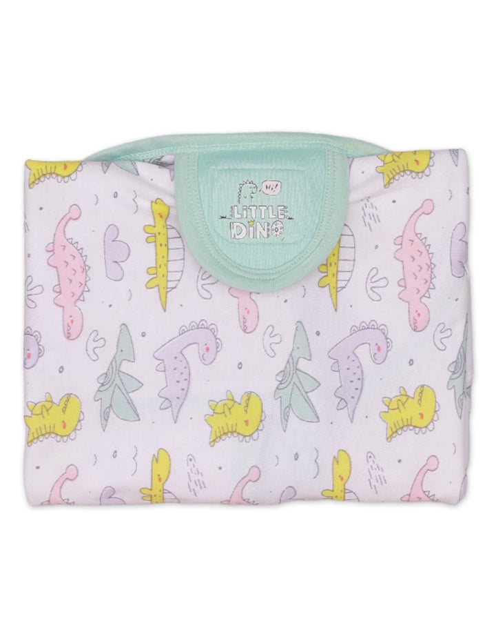 Swaddle Sheet Dino World Theme for Unisex