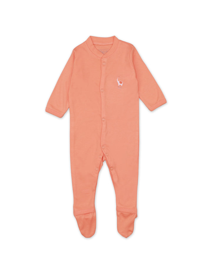 Sleep Suit Set with Elephant Theme Unisex- Pack of 3