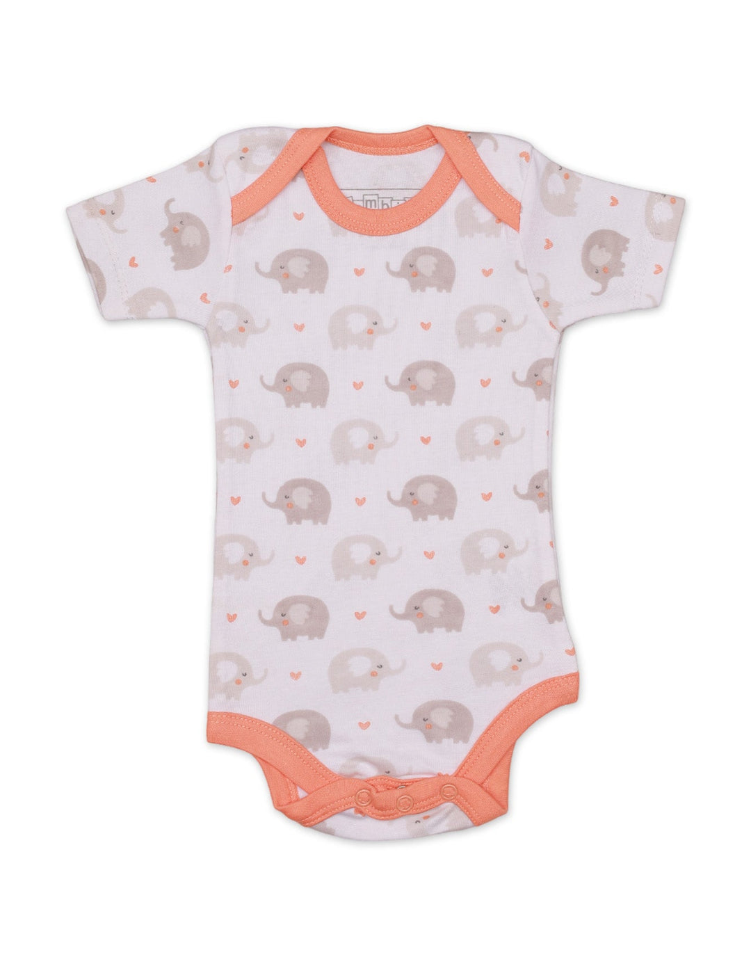 Body Suit Set with Elephant Theme Unisex- Pack of 3