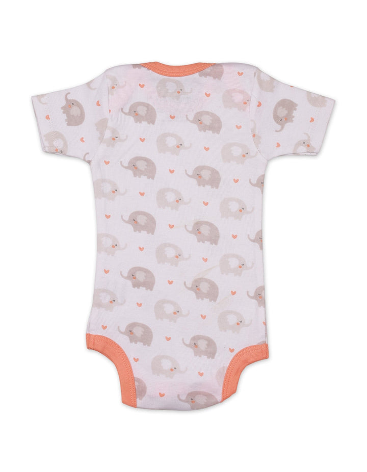 Body Suit Set with Elephant Theme Unisex- Pack of 3