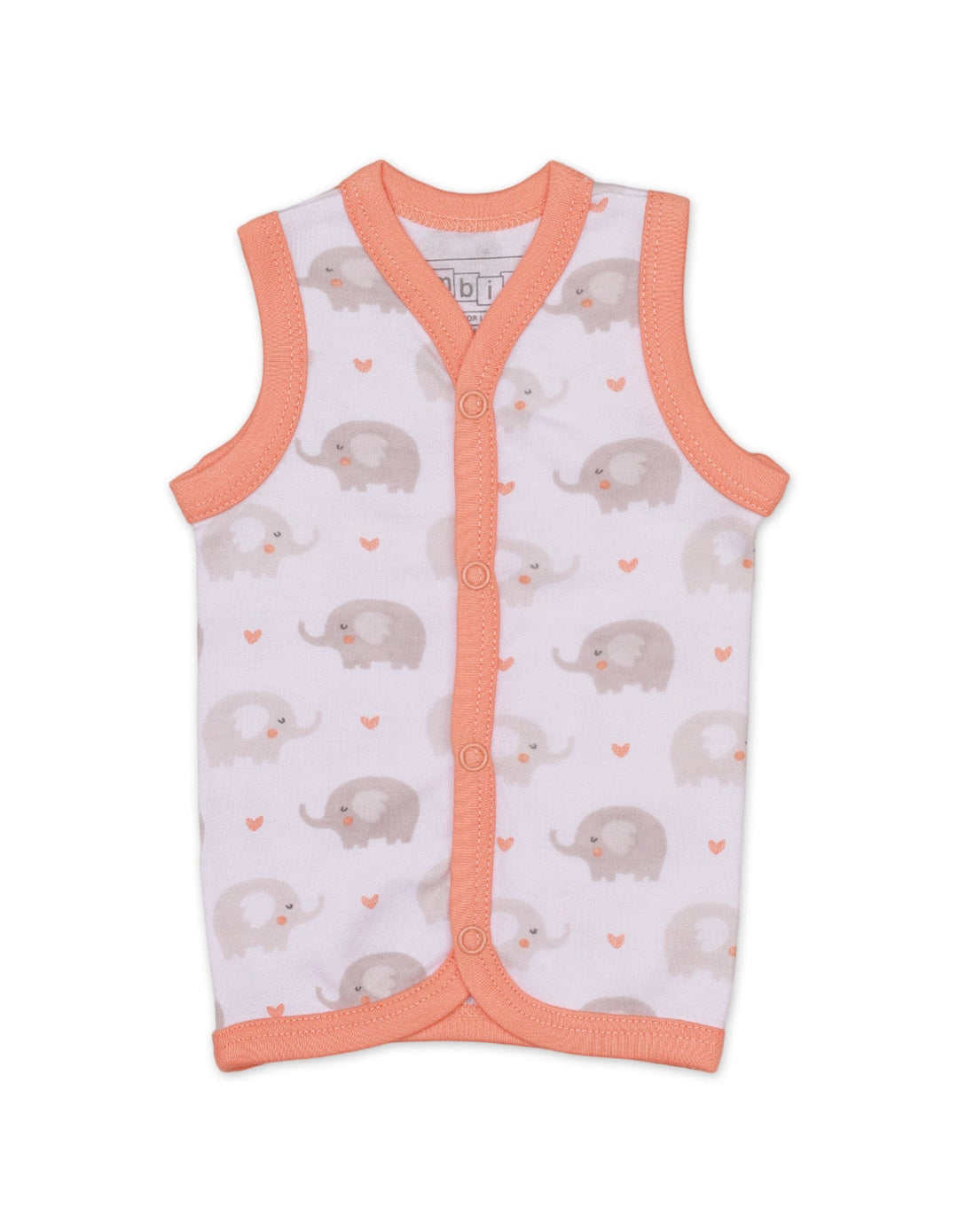 Vests with Elephant Theme Unisex- Pack of 3