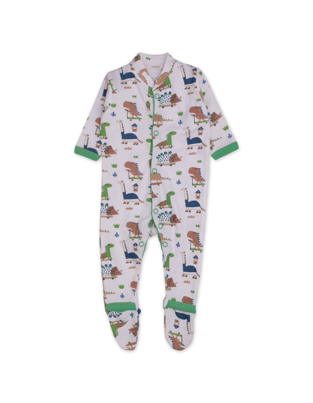 New Born Gift Set 5Pcs Green Dino Theme for Boys