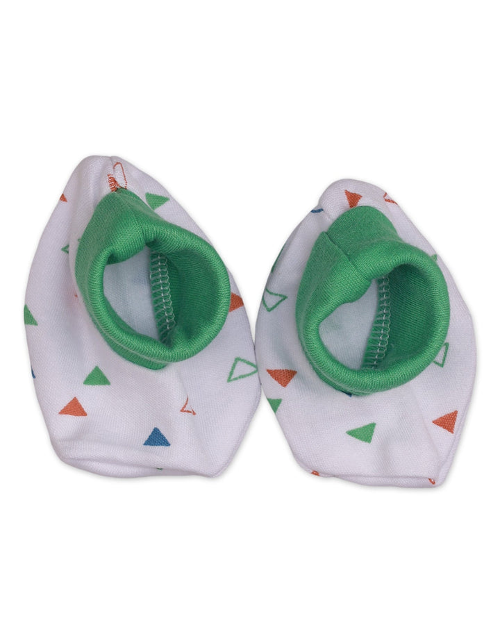 New Born Gift Set 5Pcs Green Dino Theme for Boys