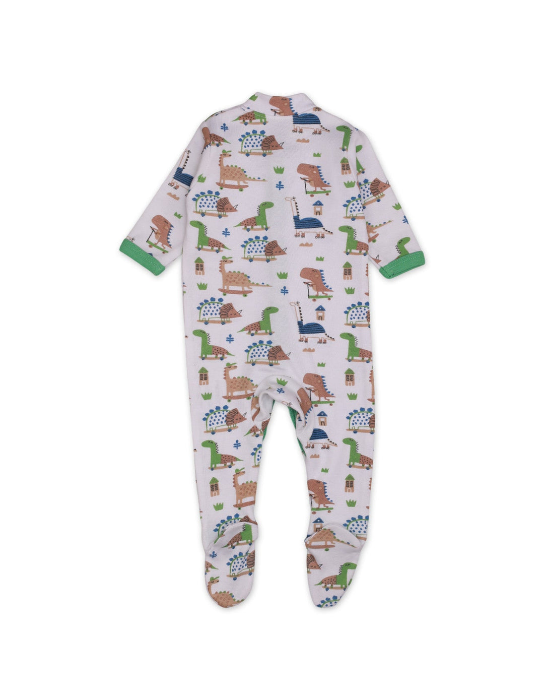 New Born Gift Set 5Pcs Green Dino Theme for Boys