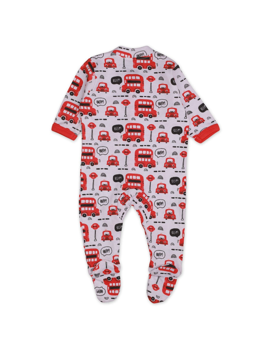 New Born Gift Set 5Pcs Bus Theme for Boys